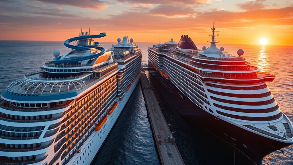 cruise line features comparison