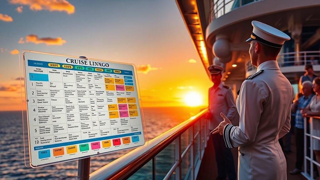 cruise onboard daily schedule