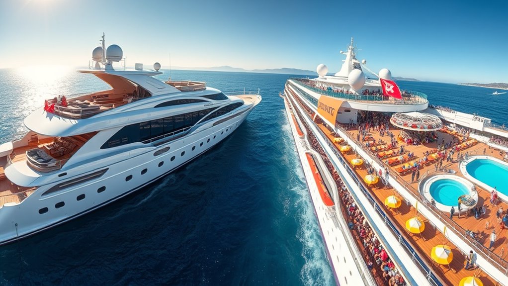 cruise options luxury or mainstream