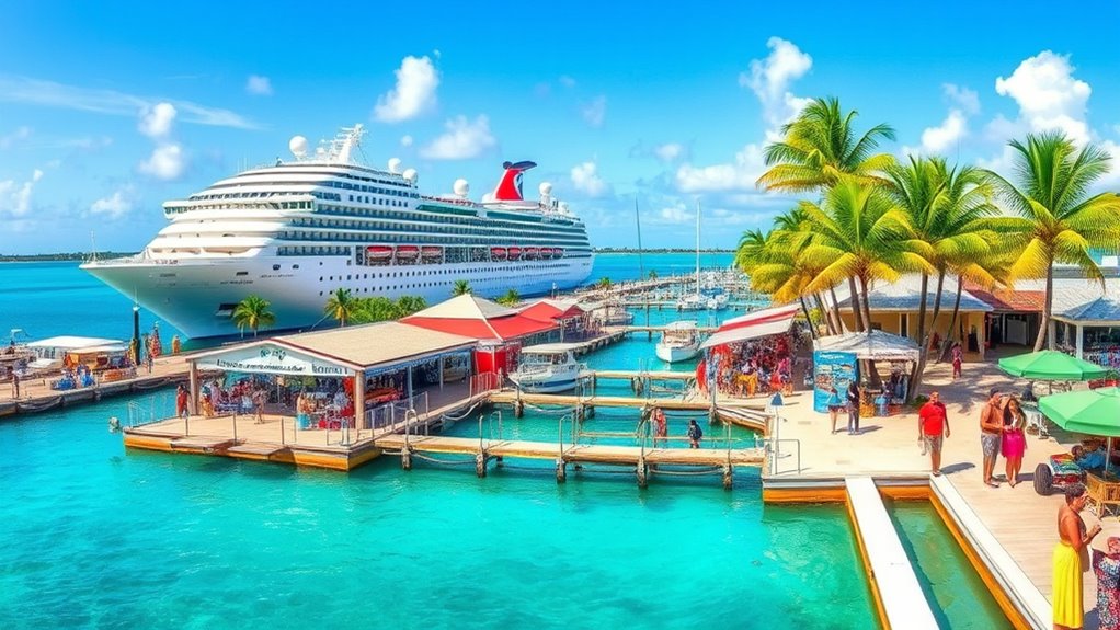 cruise port amenities and attractions
