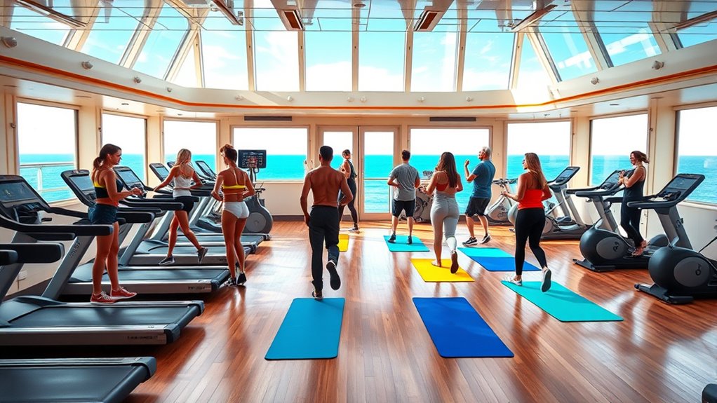 cruise ship fitness innovations