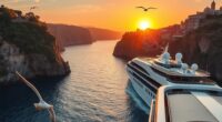 cruises along iberian coastline