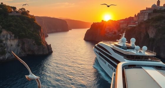 cruises along iberian coastline
