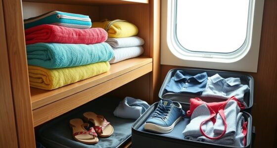 efficient cruise gear storage