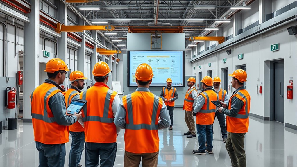 follow evacuation and communication