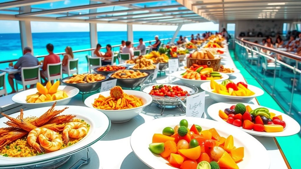 healthy cruise dining choices