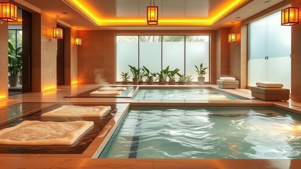 hydrotherapy saunas relaxation