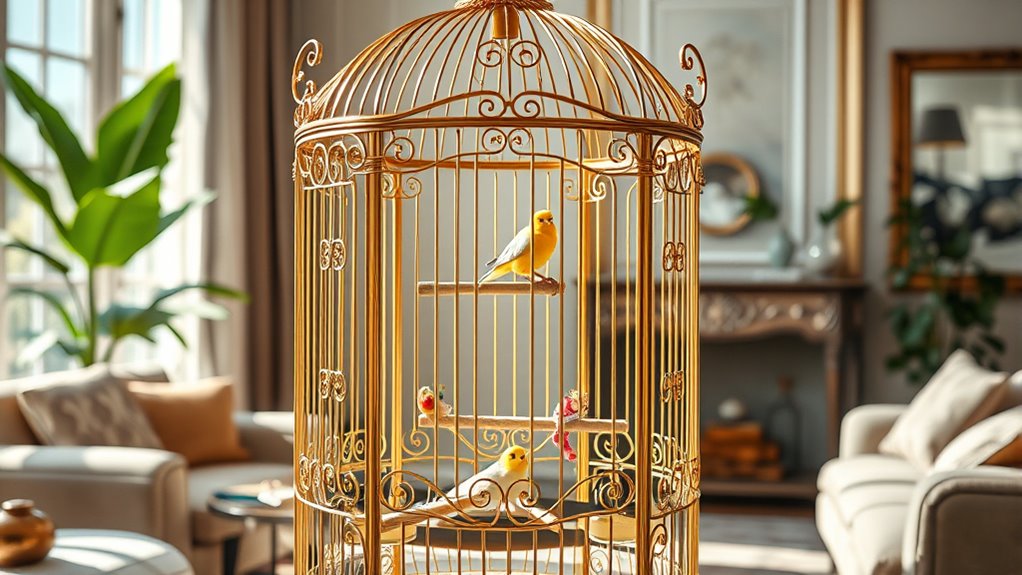 luxury bird cage selection