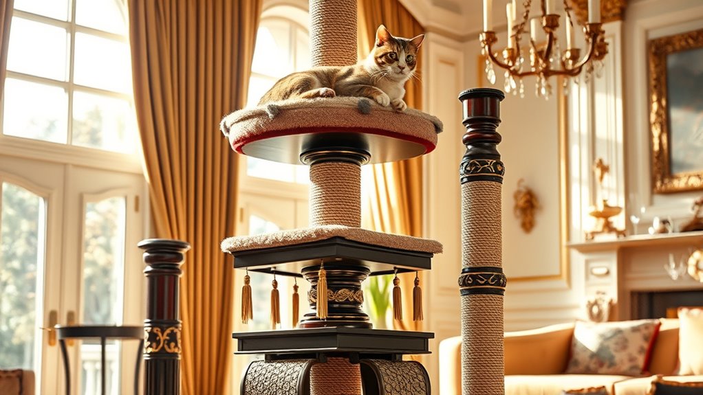 luxury cat scratching posts