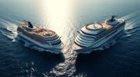 luxury cruise line rivalry
