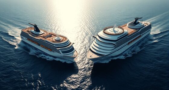 luxury cruise line rivalry