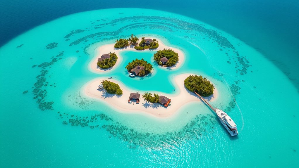 luxury cruise private islands