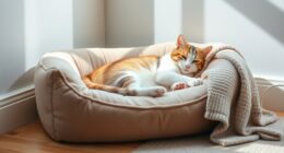 luxury orthopedic cat beds
