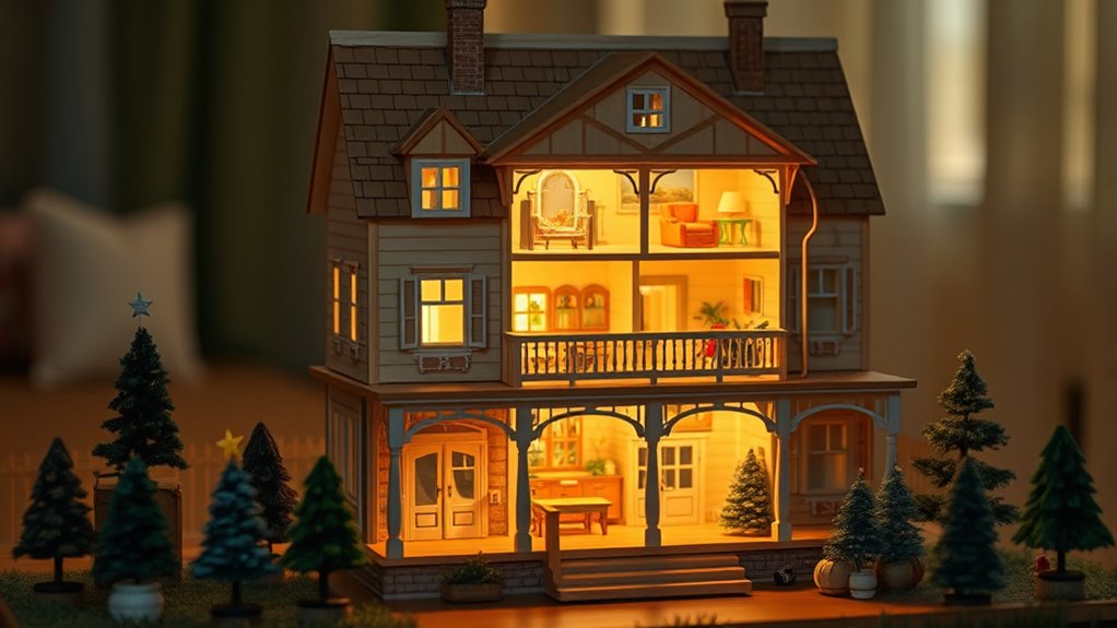 luxury wooden dollhouses collection