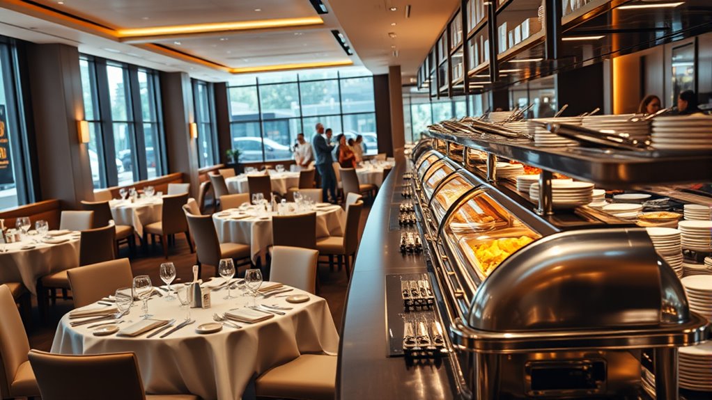 main dining versus buffet