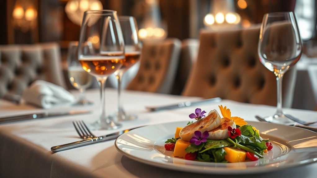 refined dining wine attire