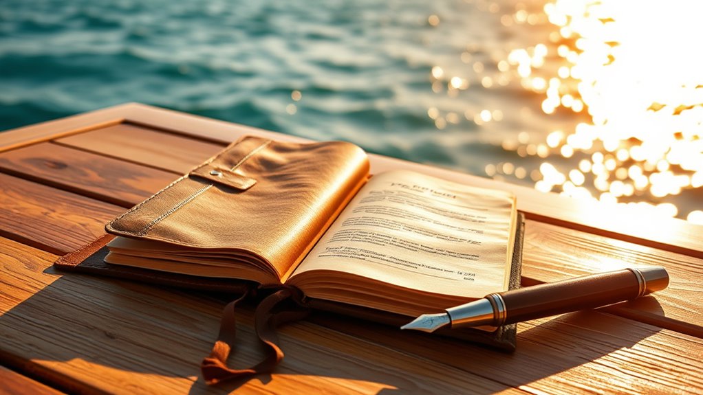 seafaring travel notebook