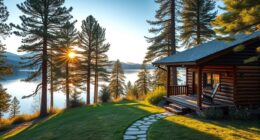 selecting ideal cabin site