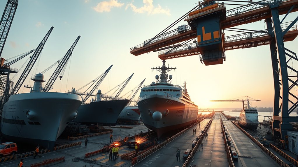 ship design fabrication testing