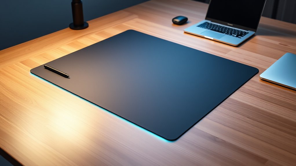 smart desk mats with wireless charging
