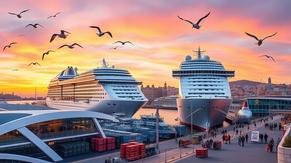 smooth accessible well equipped port