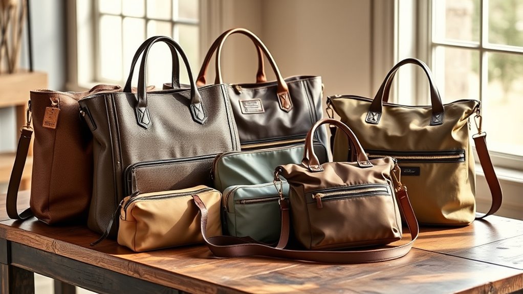stylish and functional diaper bags