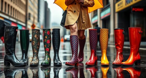 stylish rain boot options