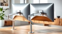 top dual monitor mounts