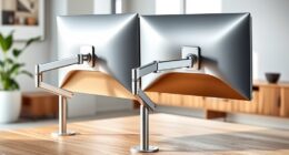 top dual monitor mounts