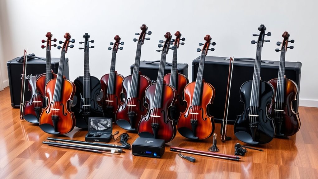 top electric violin starter kits