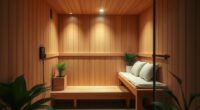 top home sauna kit options
