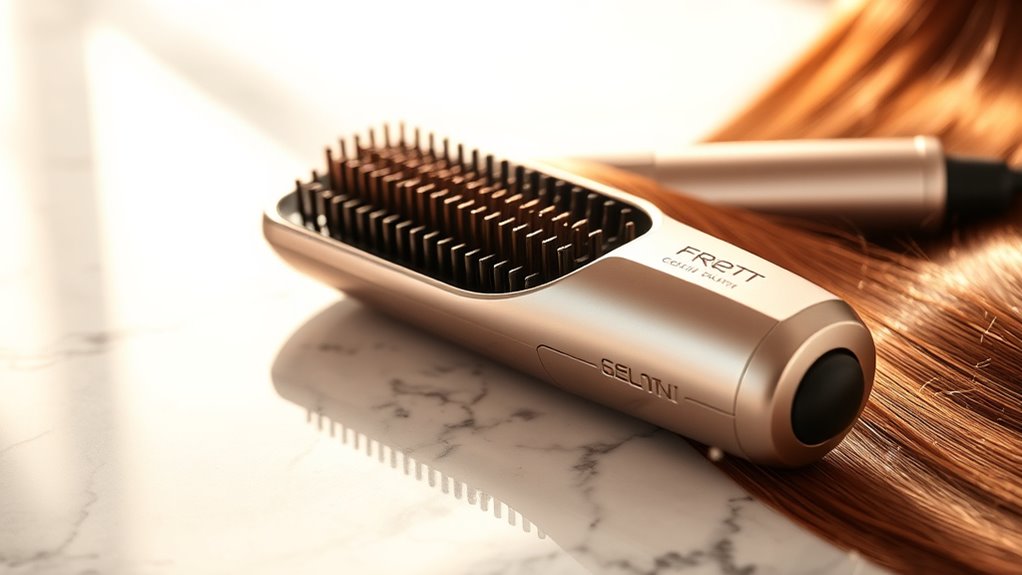 top luxury hair straightening brushes