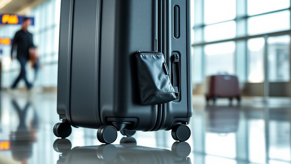 travel friendly luggage with charging