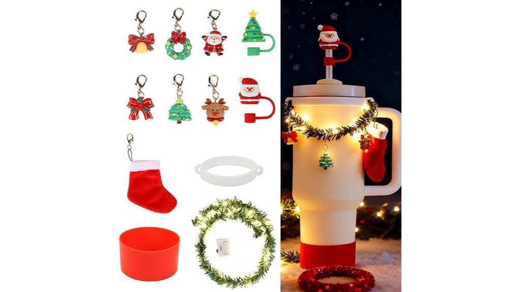christmas cup accessory set
