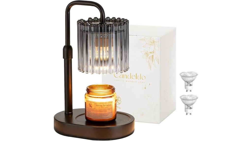 dimmable candle warmer lamp