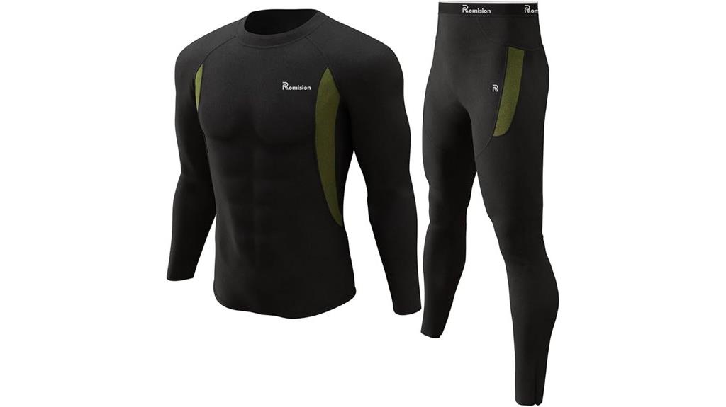 fleece lined men s thermal underwear