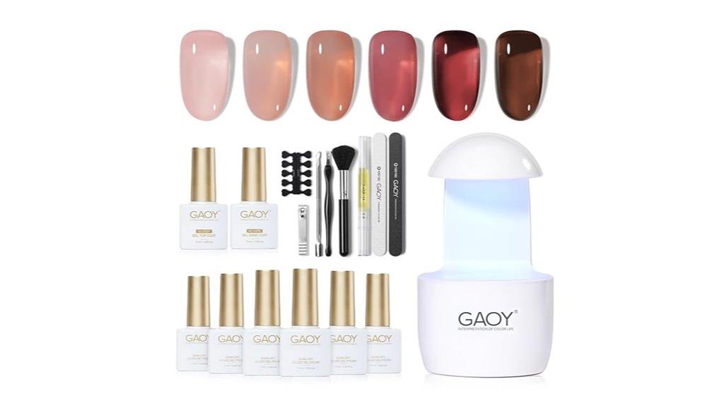 gel nail kit with uv