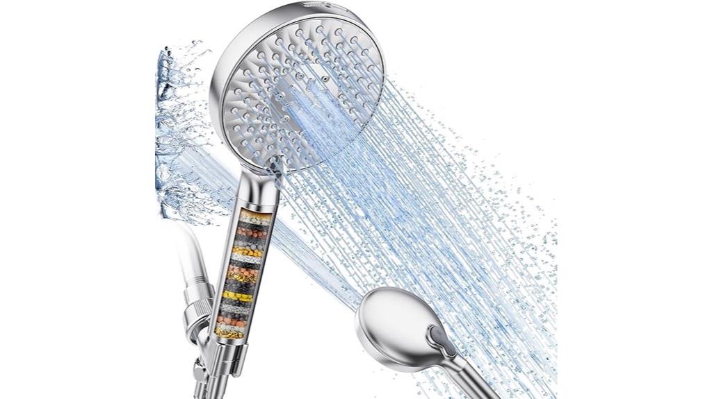 high pressure filtered showerhead