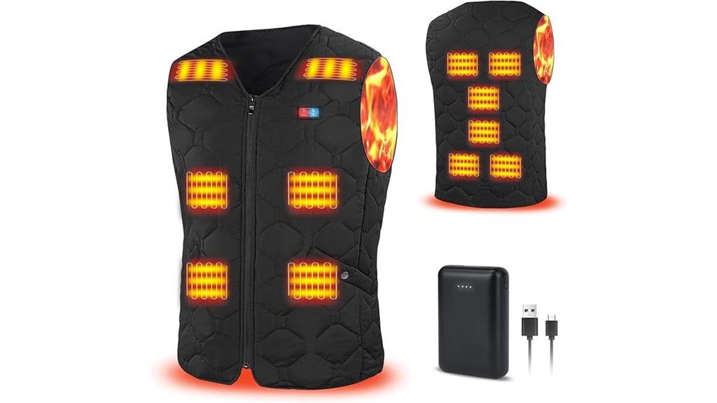 men s electric heated vest