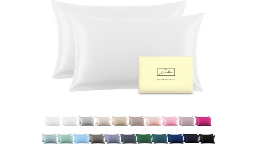 silk pillowcase set standard