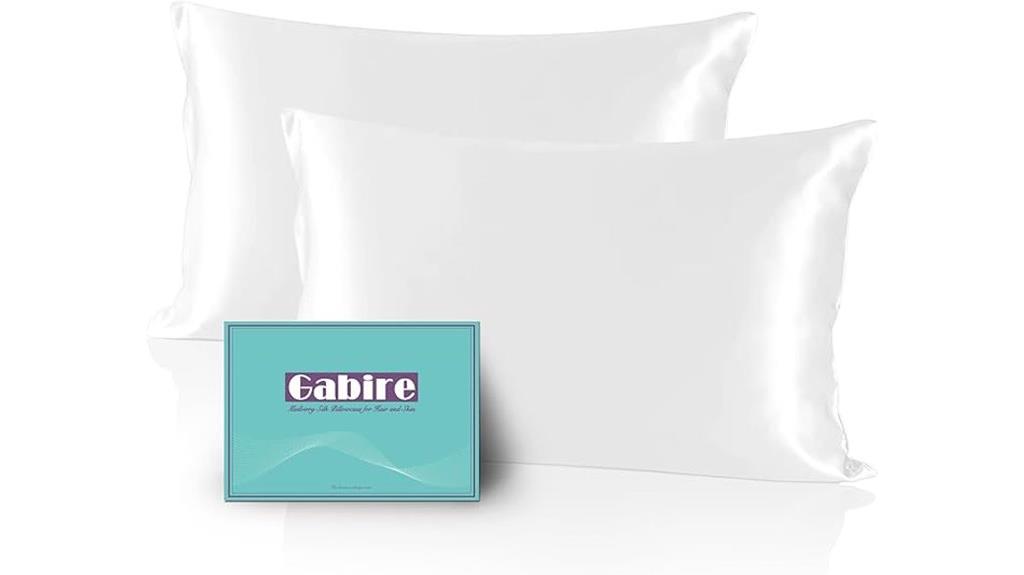 silky pillow cases pair