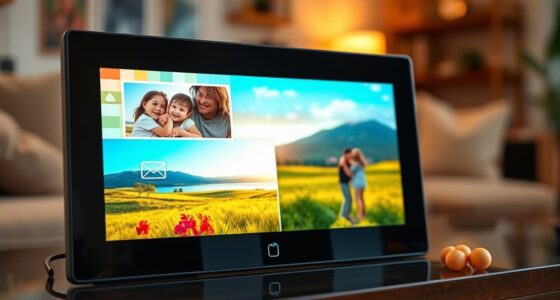 top email enabled digital frames