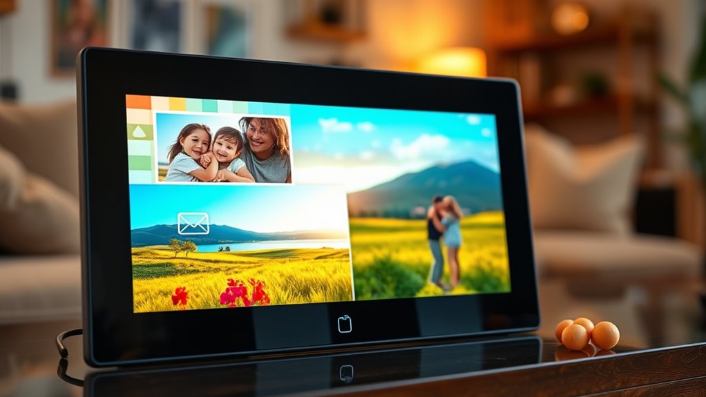 top email enabled digital frames