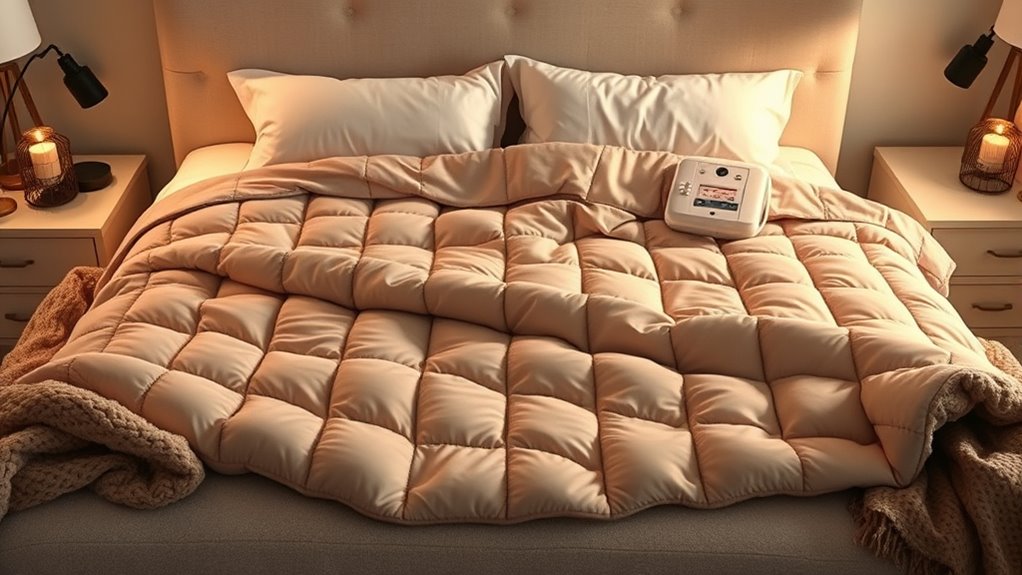 top king size electric blankets