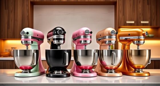 top kitchenaid mixer colors