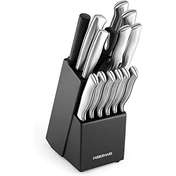Farberware 15-Piece High-Carbon Stainless Steel Knife Set
