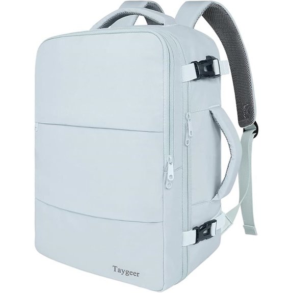 Taygeer 40l Travel Backpack with Shoe Compartment
