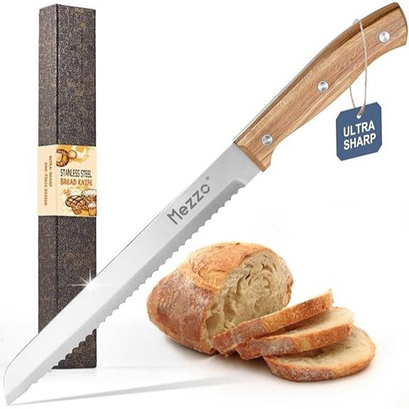 Mezzo 8-Inch Serrated Bread Knife with Gift Box