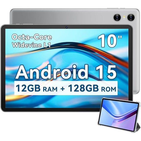 Android 15 Tablet 10 with 12GB RAM & 128GB Storage