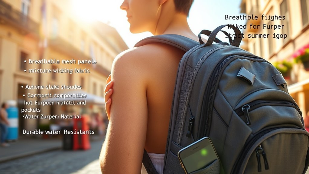 breathable lightweight organized waterproof